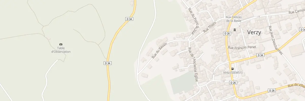 Plan du 14T Rue du Bassin à Verzy