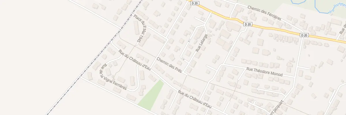 Plan du 11 Rue Lelarge à Bazancourt