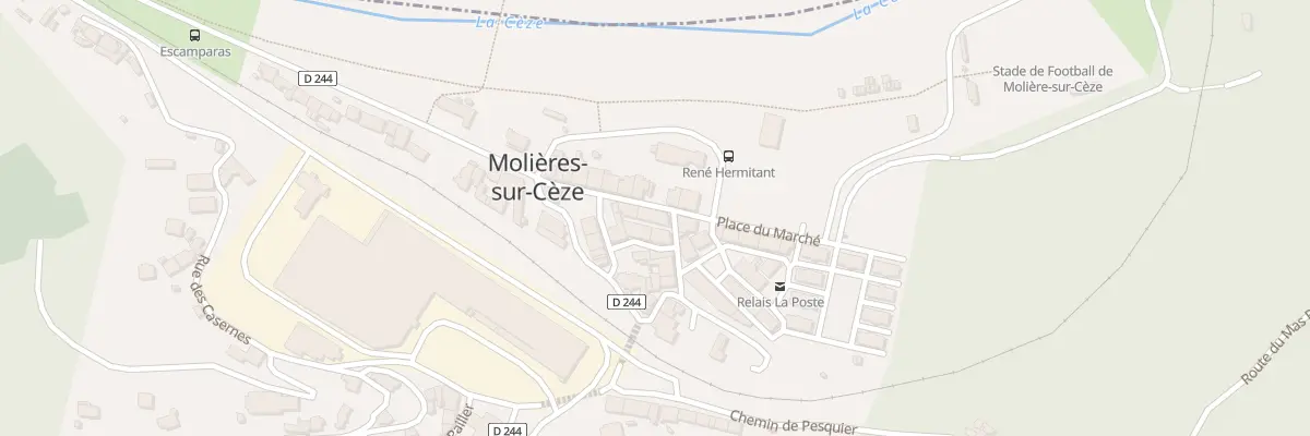 Plan du 9 Rue de la République à Molières-sur-Cèze