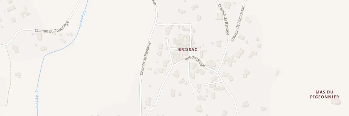 Plan du 2 Imp de Brissac à Rousson