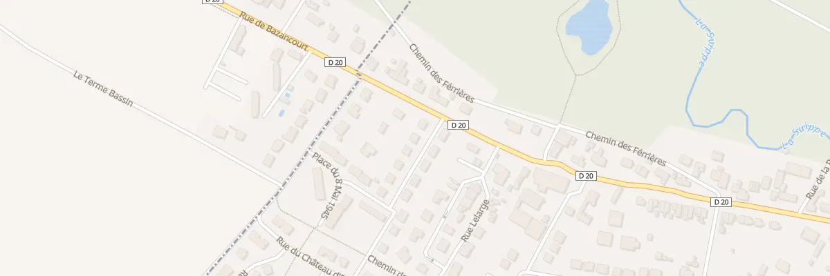 Plan du 4 Rue de la Paix à Bazancourt