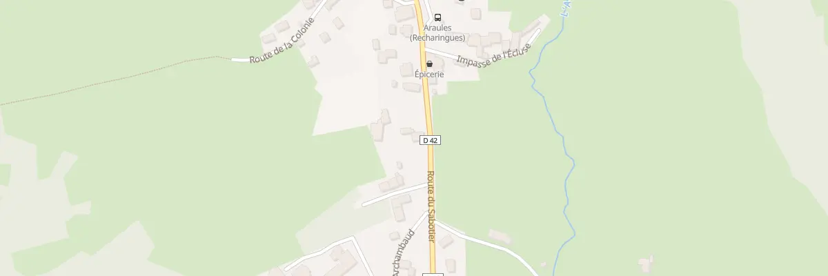 Plan du 910 Rte du Sabotier à Araules