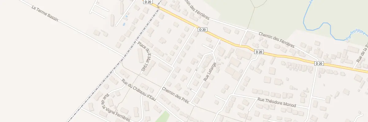 Plan du 17 Rue de la Paix à Bazancourt