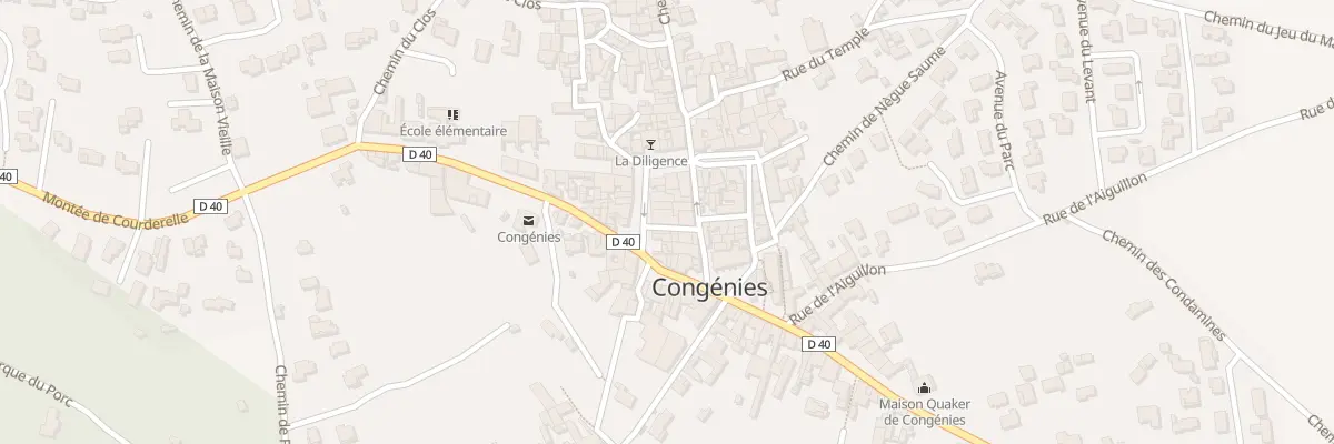 Plan du 4 Rue Vieille Ecole à Congénies