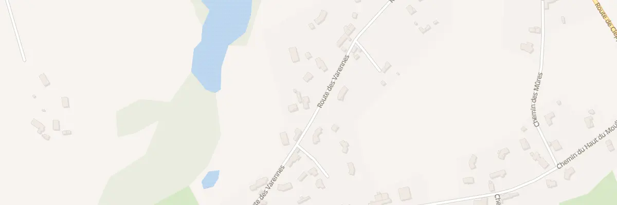 Plan du 546 Rte des Varennes à Mizérieux