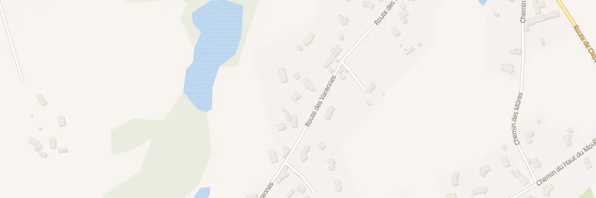 Plan du 508 Rte des Varennes à Mizérieux