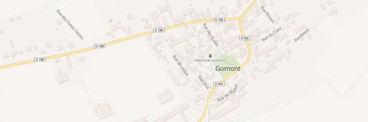 Plan du 4 Rue de Liesse à Gomont