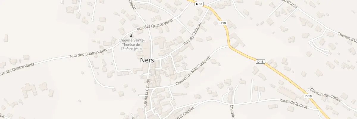 Plan du 5 Rue du Clausas à Ners
