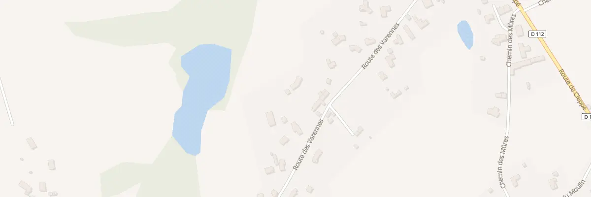 Plan du 452 Rte des Varennes à Mizérieux