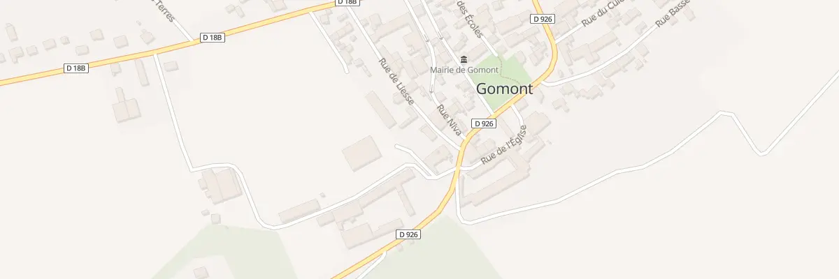 Plan du 3 Rue de Liesse à Gomont