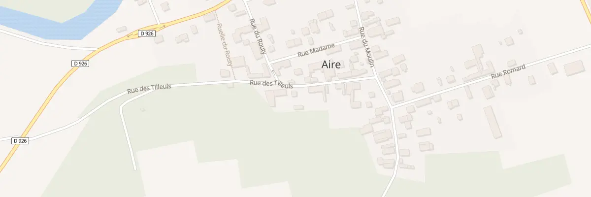 Plan du 9 Rue des Tilleuls à Aire