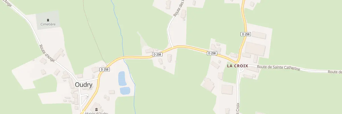 Plan du 5070 La Croix à Oudry