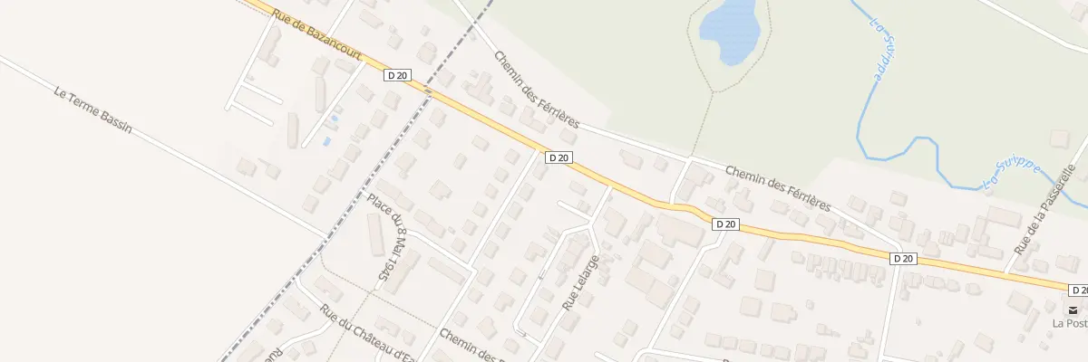 Plan du 3 Rue de la Paix à Bazancourt
