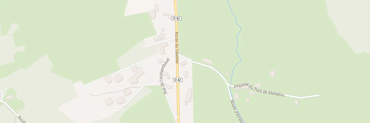 Plan du 40 Rte d’Arnissac à Araules