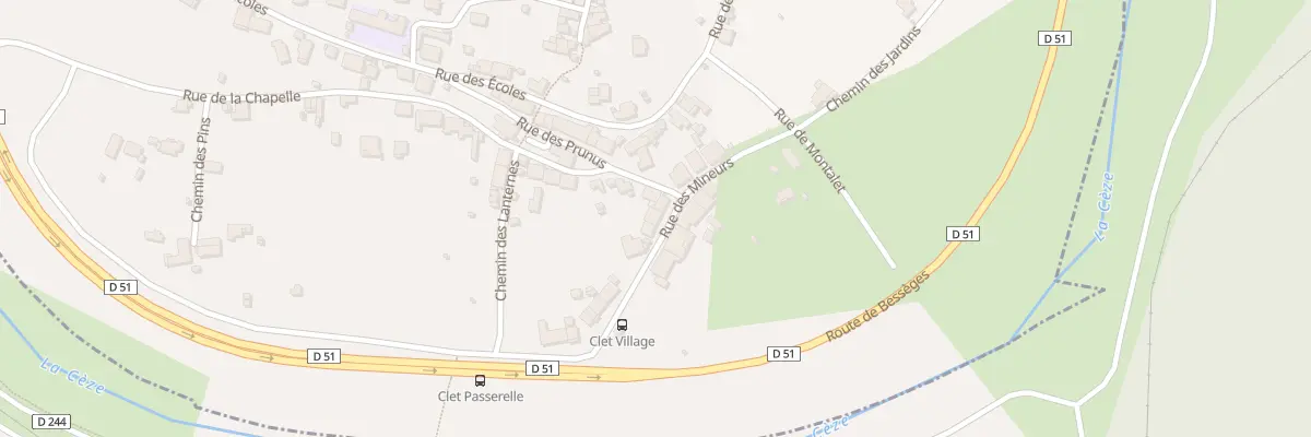 Plan du 187D Rue des Mineurs à Meyrannes