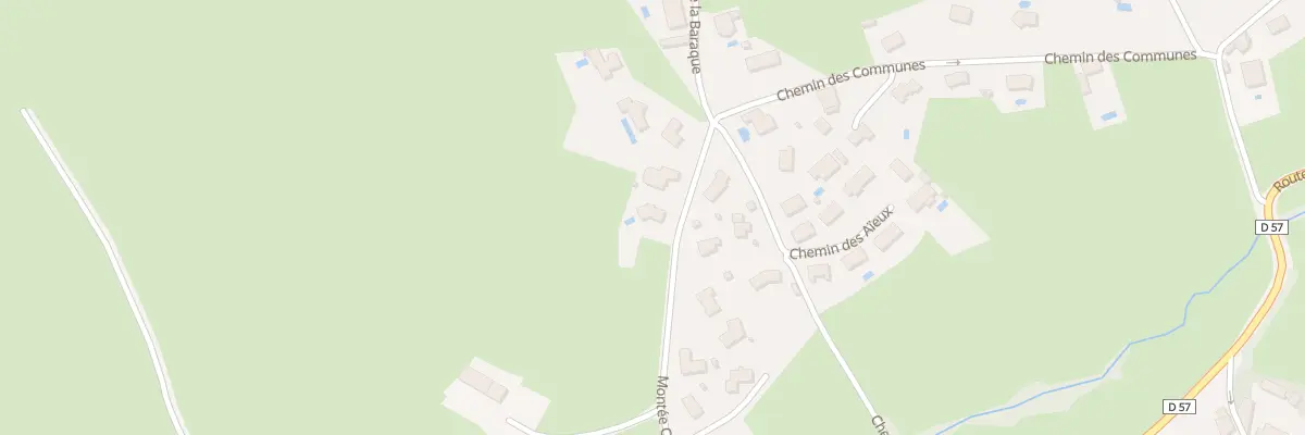 Plan du 497 Mte Chanel à Nandax