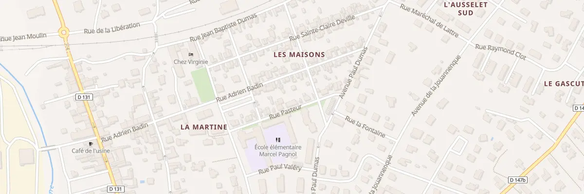 Plan du 19 Rue Pasteur à Salindres