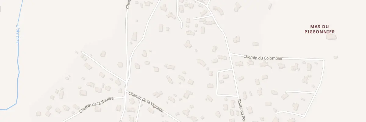 Plan du 7E Rue du Village à Rousson