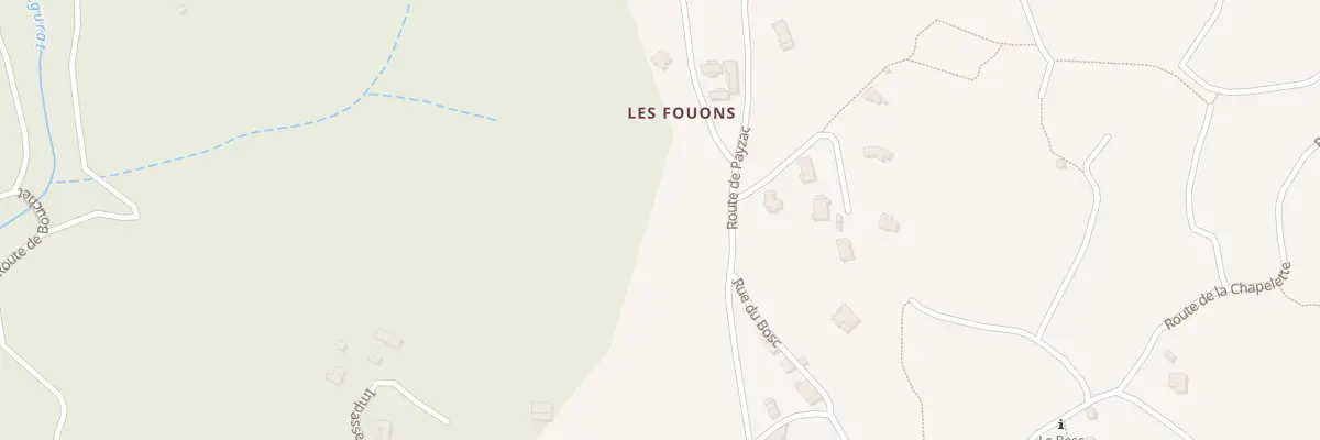 Plan du 190 Les Fouons aux Assions