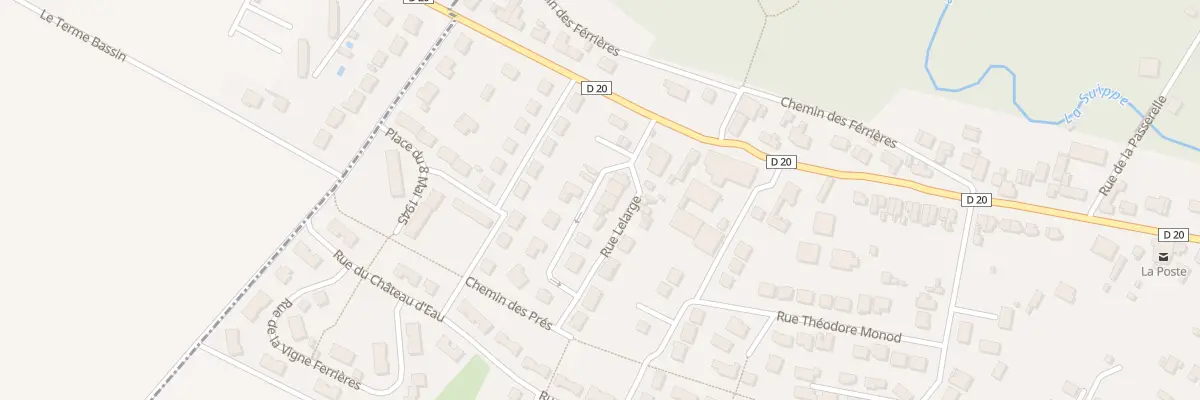 Plan du 10 Rue Lelarge à Bazancourt