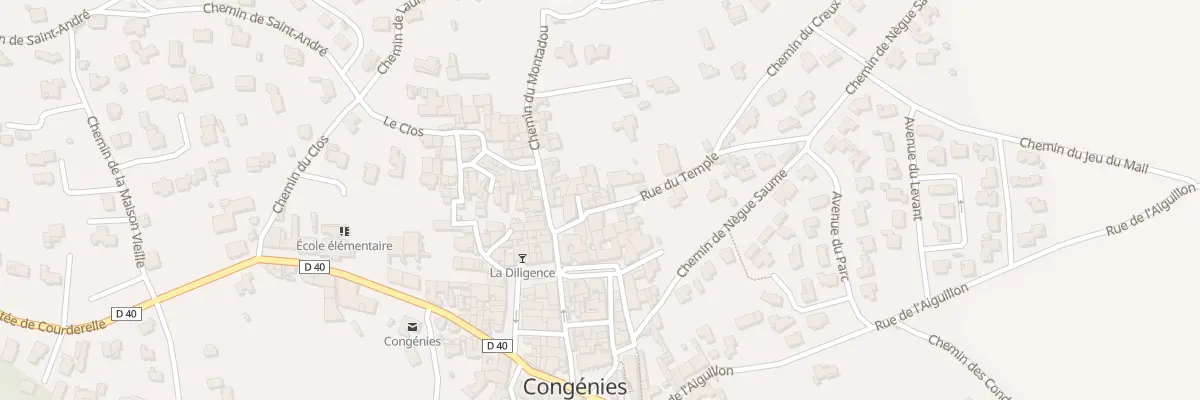 Plan du 7B Rue du Temple à Congénies