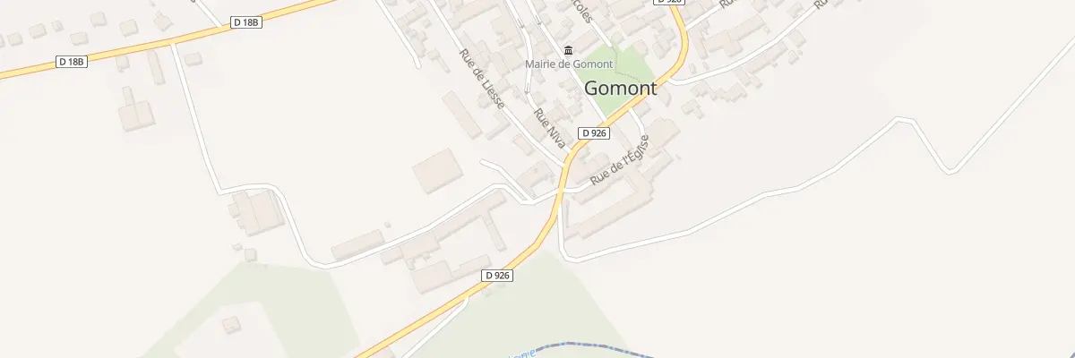 Plan du 1 Rue de Liesse à Gomont