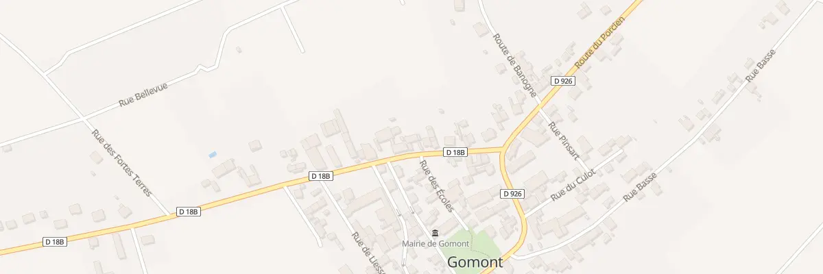 Plan du 10 Rue de l’Europe à Gomont