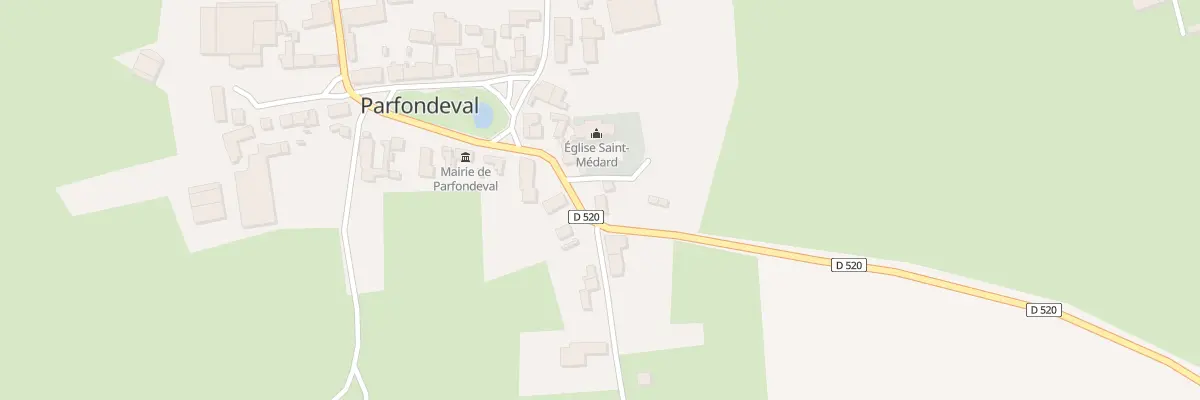 Plan du 1 Rue Principale à Parfondeval