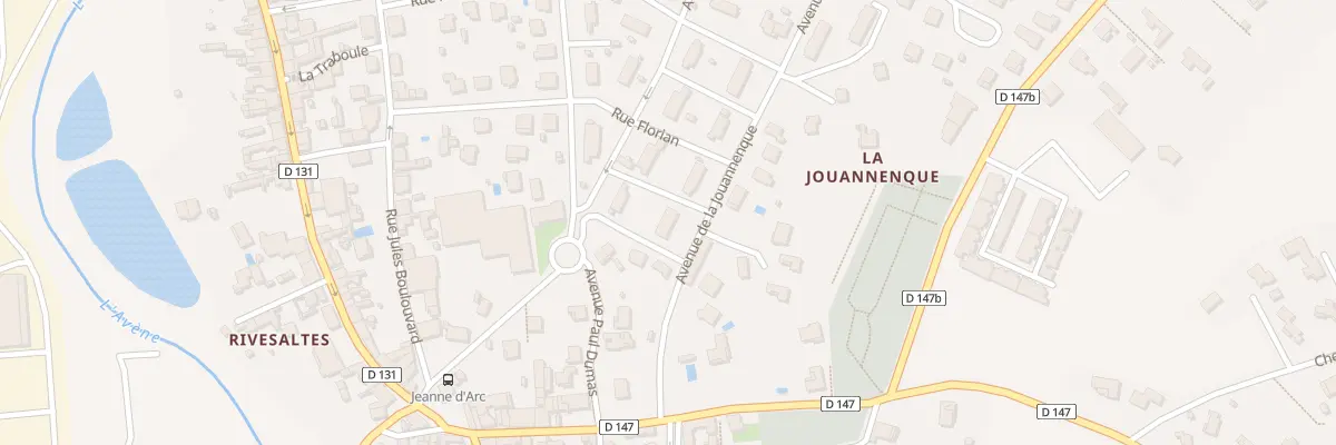 Plan du 5 Rue Charles Gide à Salindres