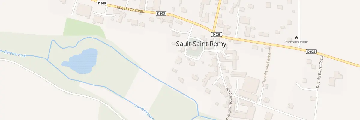 Plan du 13 Che de l’Eglise à Sault-Saint-Remy