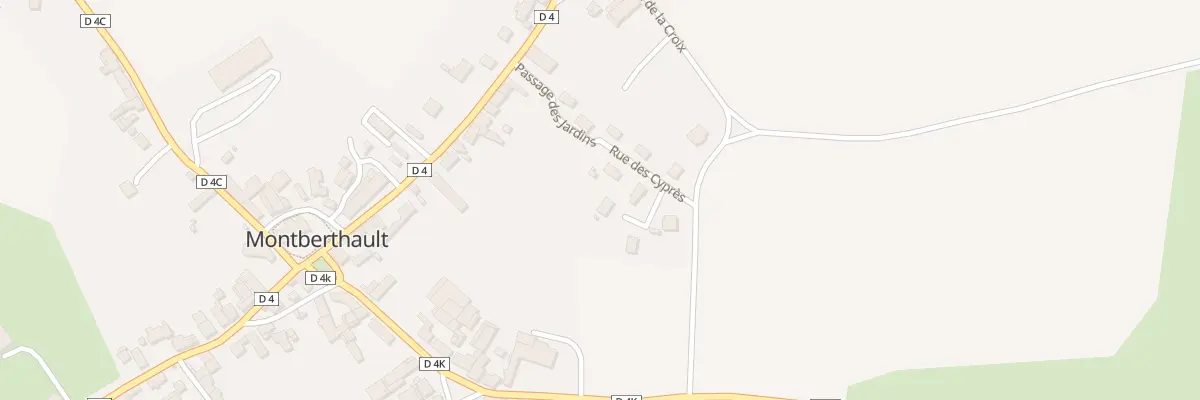 Plan du 2 Rue des Prés à Montberthault