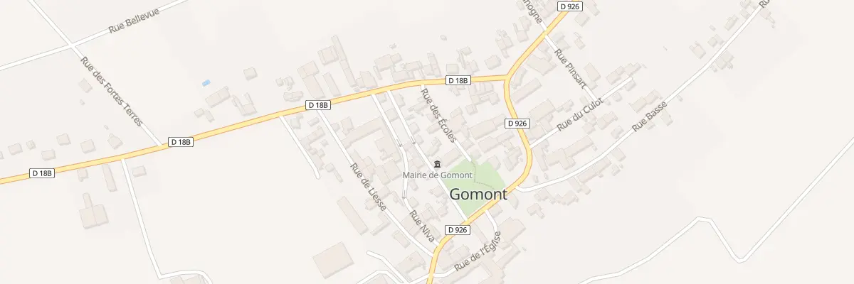 Plan du 2 Rue des Matiens à Gomont