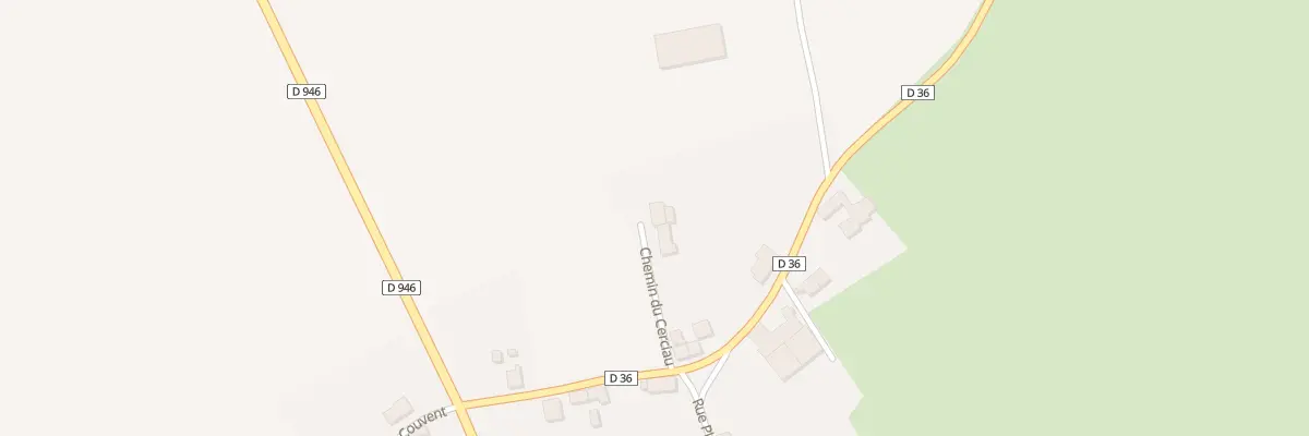 Plan du 2 Che du Cerciau à Fraillicourt