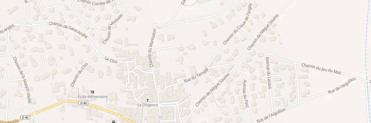 Plan du 4 Rue du Temple à Congénies