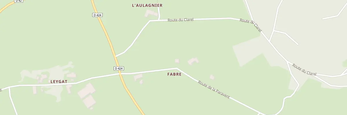 Plan du 1000 Rte de la Paravent à Araules