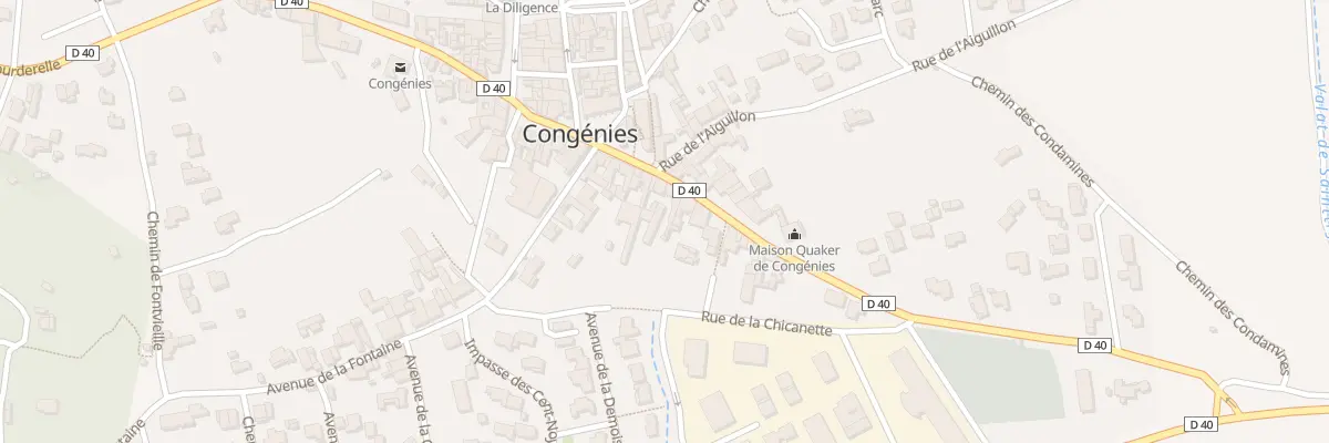 Plan du 16 Av des Quakers à Congénies