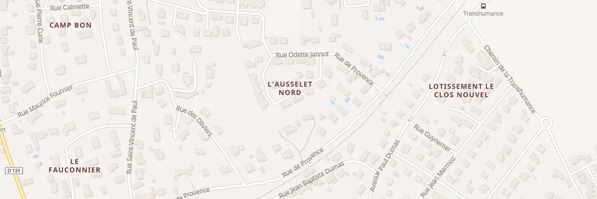 Plan du 41 Rue Odette Jannot à Salindres