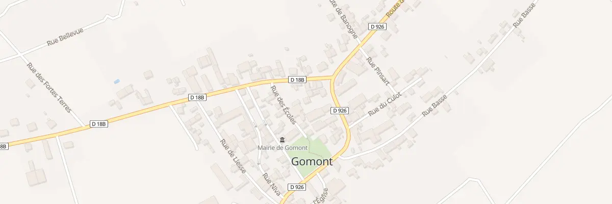 Plan du 3B Rue de l’Europe à Gomont