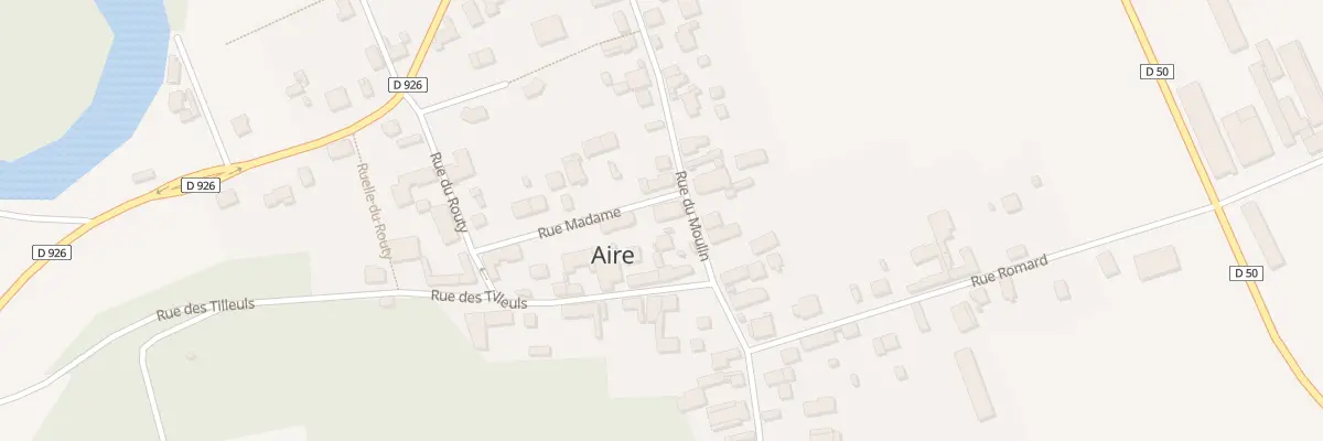 Plan du 12 Rue du Moulin à Aire