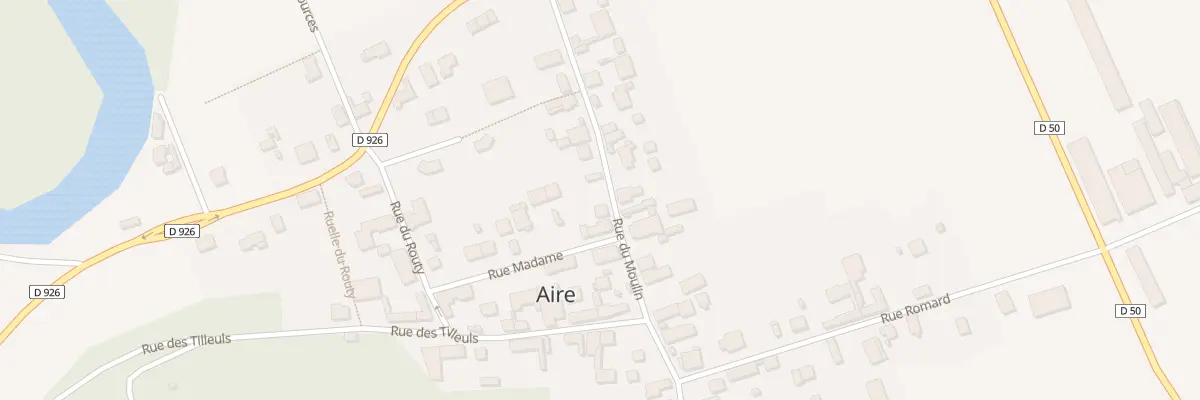 Plan du 10 Rue du Moulin à Aire