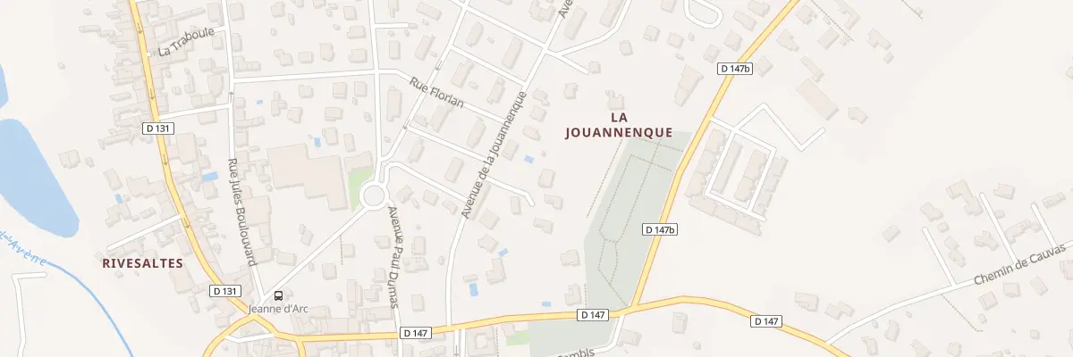 Plan du 159 Av de la Jouannenque à Salindres