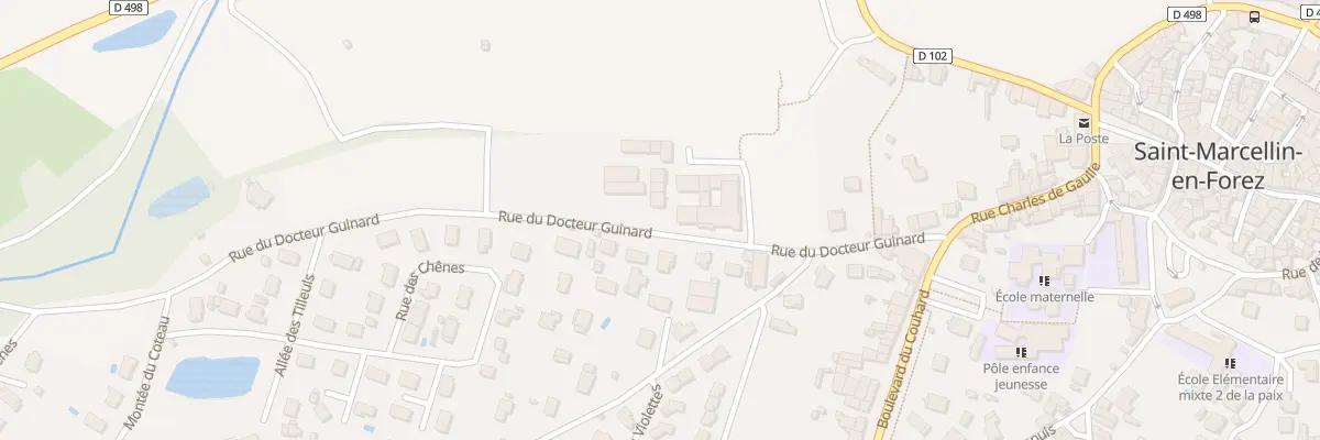Plan du 26 Rue du Docteur Guinard à Saint-Marcellin-en-Forez