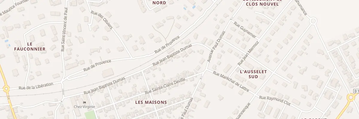 Plan du 44 Rue Jean-Baptiste Dumas à Salindres