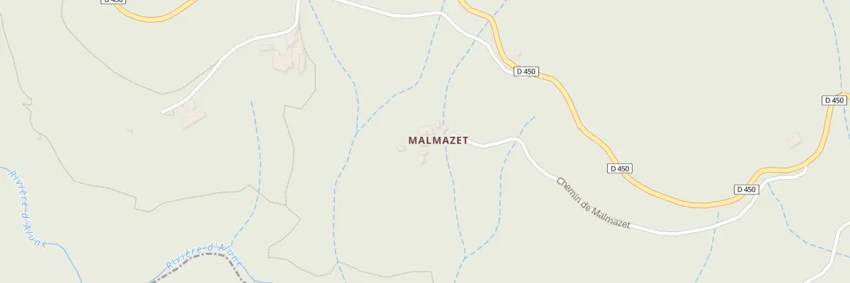 Plan du 5043B Malmazet à Saint-André-Lachamp
