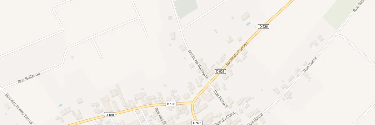 Plan du 1B Rte de Banogne à Gomont