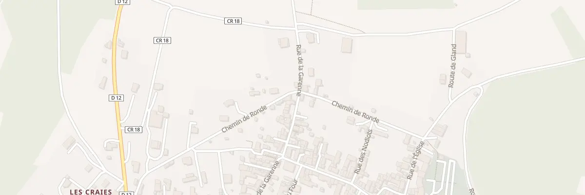 Plan du 57 Rue de la Garenne à Ancy-le-Franc