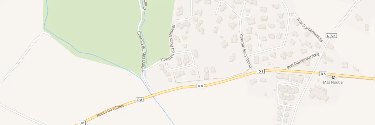 Plan du 64 Rue M-Clde Vaillant Couturier à Domessargues