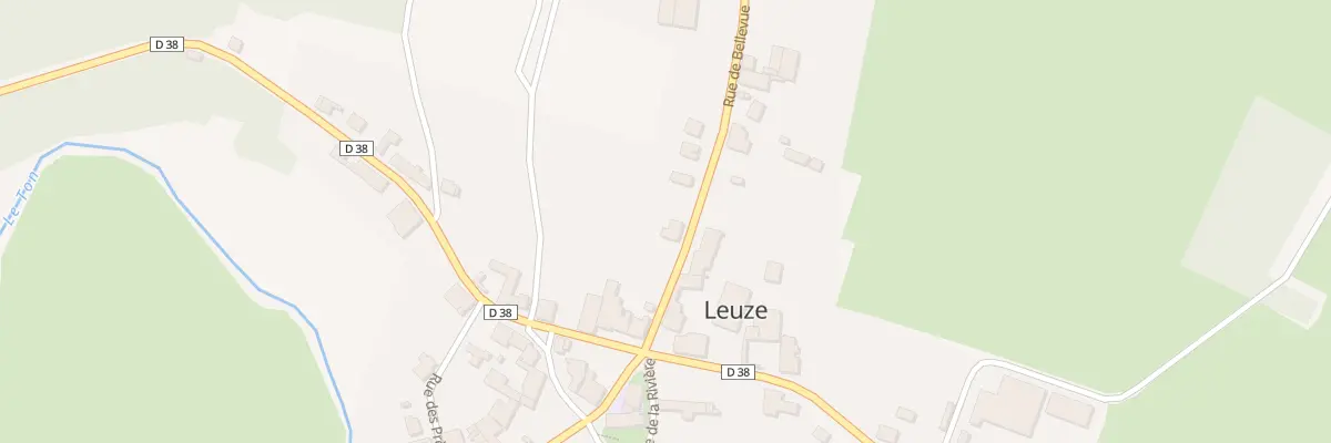 Plan du 1 Rue de Bellevue à Leuze