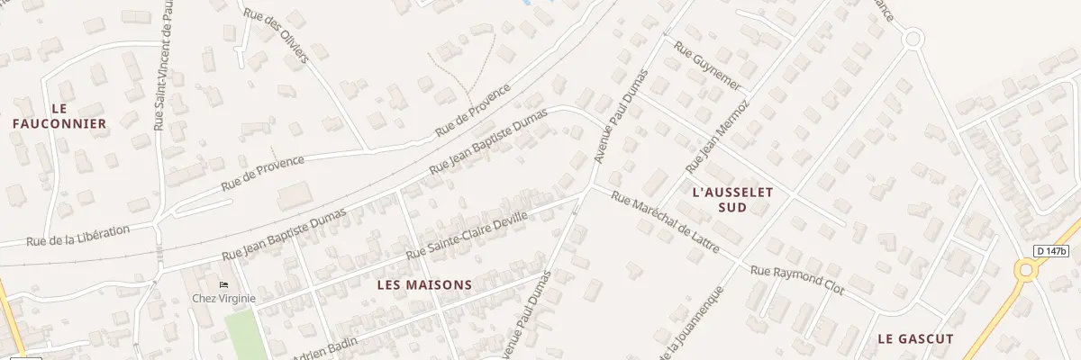 Plan du 47 Rue Ste Claire Deville à Salindres