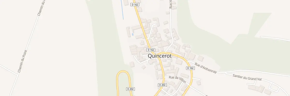 Plan du 3 Rue d’Etourvy à Quincerot
